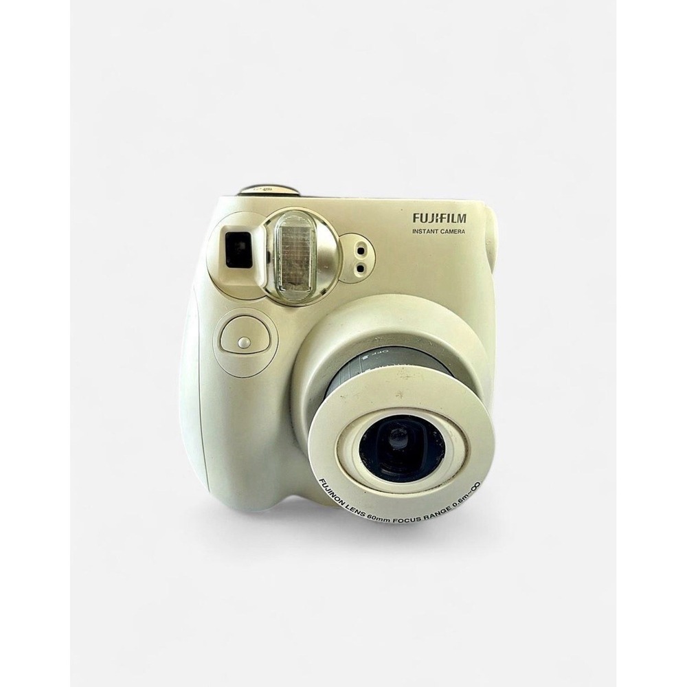 FujiFilm Instant Camera White Instax Mini 7S Tested And Works